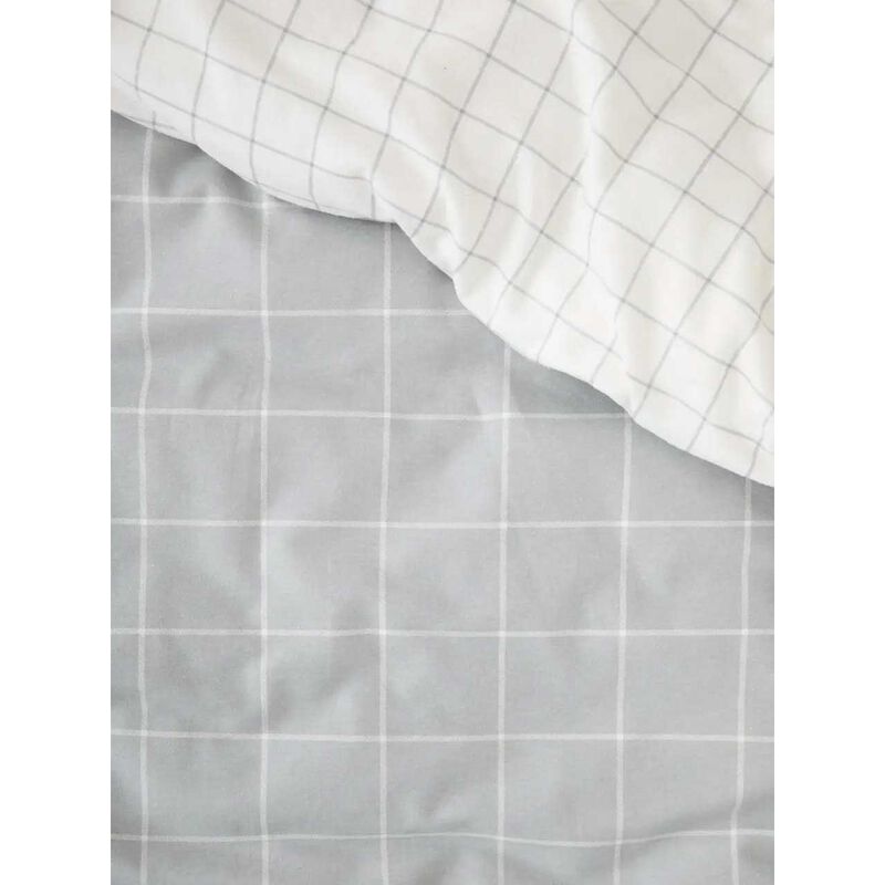 Wallace Cotton Cardrona Flannel Reversible Duvet Set image number 1